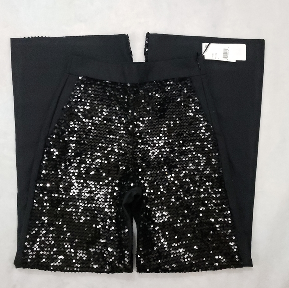French Connection Alodia Sequin Flared Trousers - Picture 8 of 14